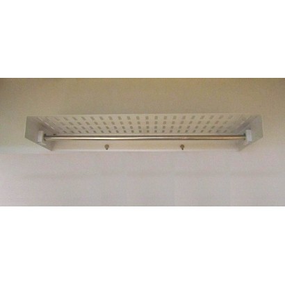 Shelf with IV bar